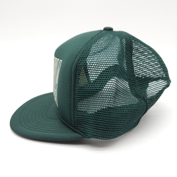 Vintage Virginia Beach Snapback Rope Mesh Trucker Hat Mohr's Green‎ Ball Cap - Picture 3 of 7